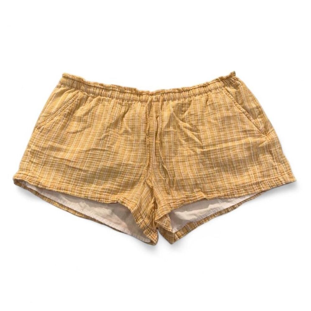Arizona Women's Yellow and White Shorts